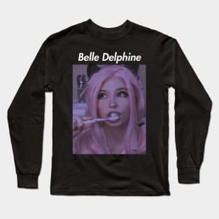 belle delphine brush teeth Long Sleeve T-Shirt